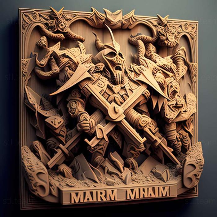 3D модель Игра Warhammer Mark of Chaos Battle March (STL)